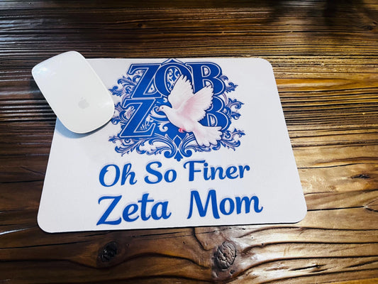 Zeta Phi Beta Oh So Finer Mouse Pad