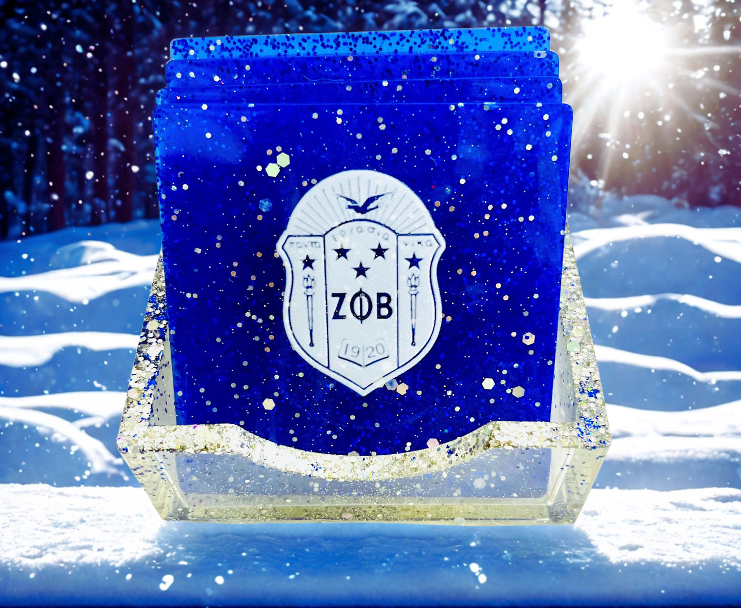 Zeta Shield Coaster Resin