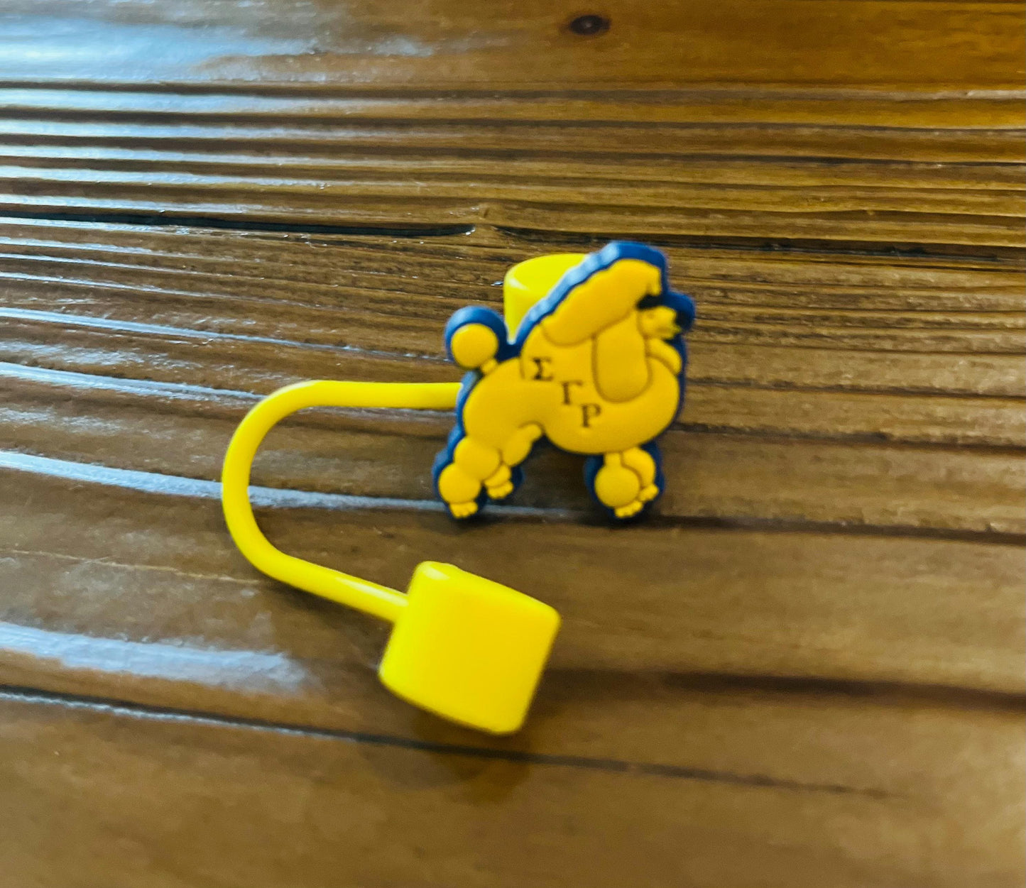 Sigma Gamma Rho Poddle  Straw Topper