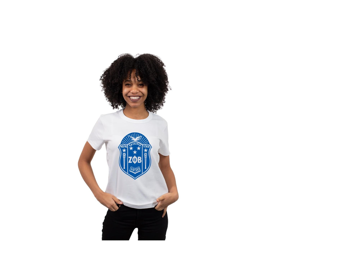 Zeta Phi Beta Sorority  Shield T-shirt