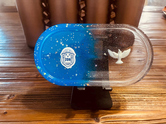 Zeta Phi Beta Dove Trinket Tray.