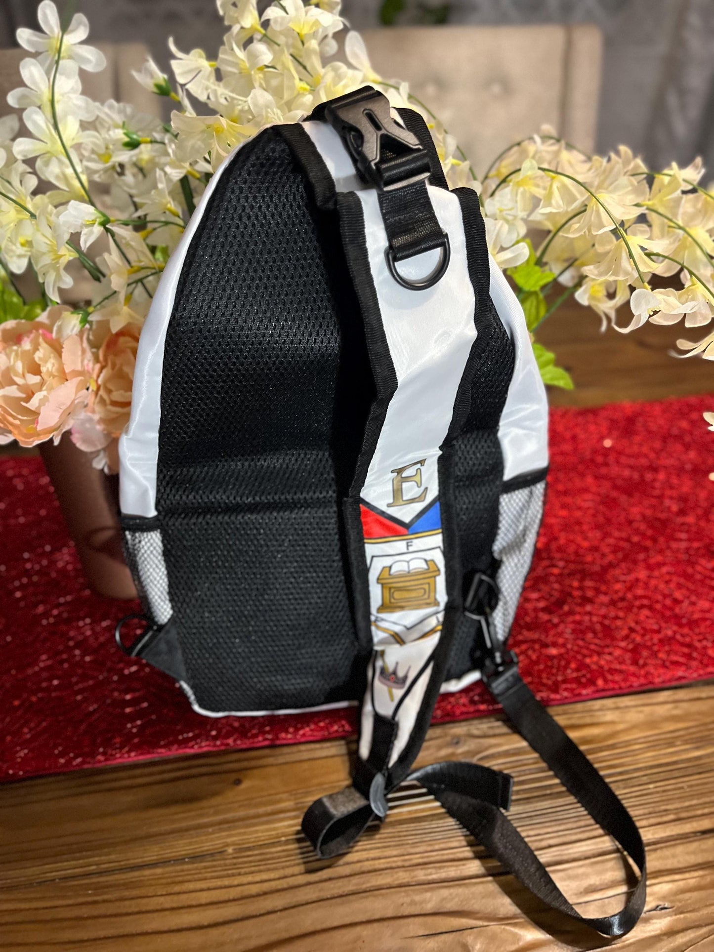 Order of the Eastern Star Crossbody Bag (White)