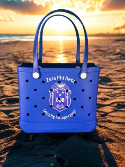 Zeta Phi Beta Shield Carry Beach Shopping Bag