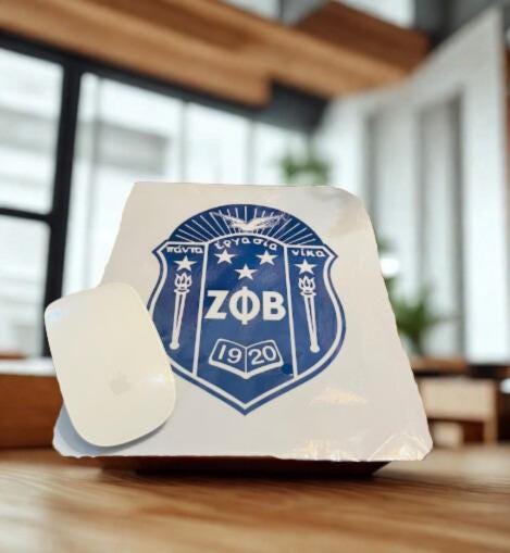 Zeta Phi Beta Shield Mouse Pad.