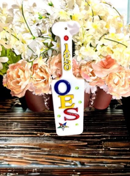 OES Order of the Eastern Star Customizable Paddle