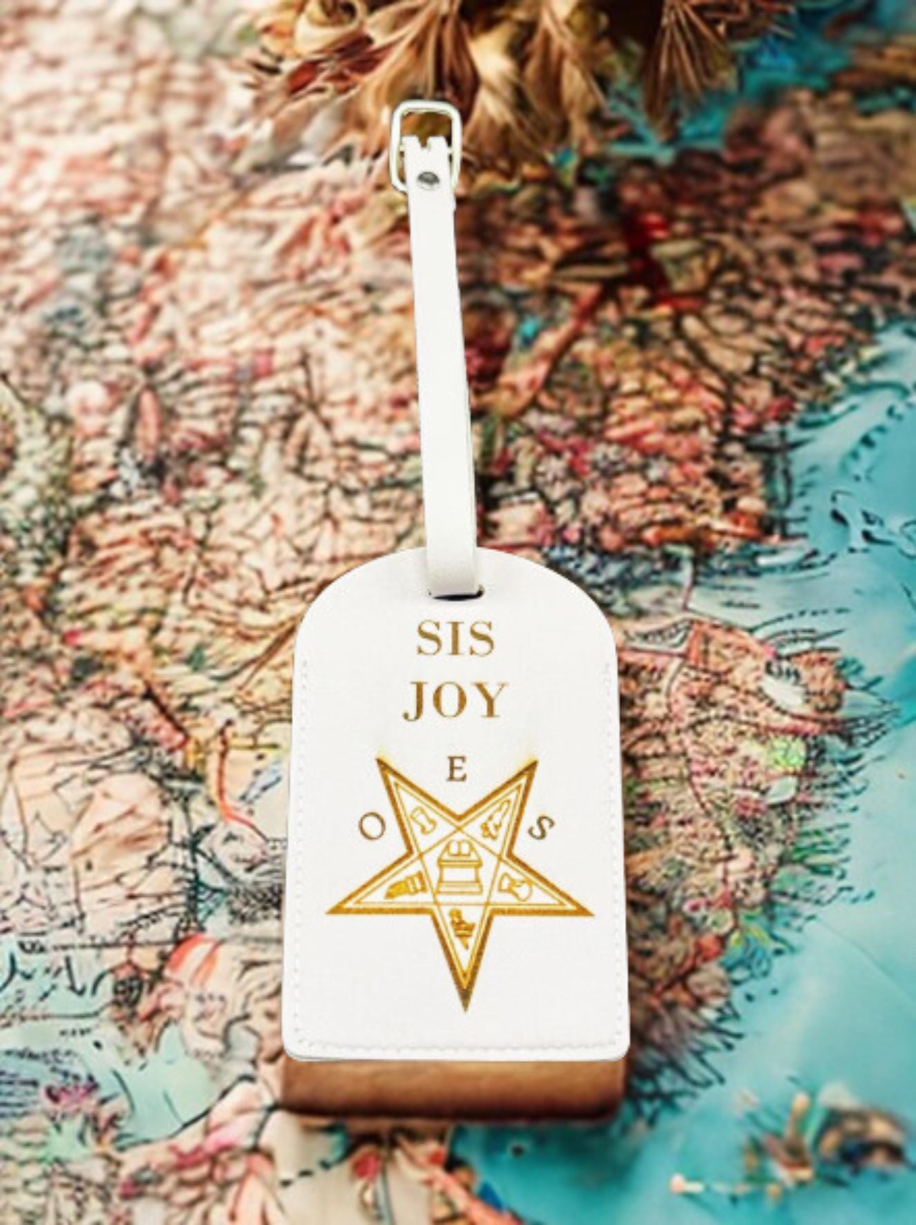 OES Luggage Tag: Personalized Eastern Star Travel Accessory