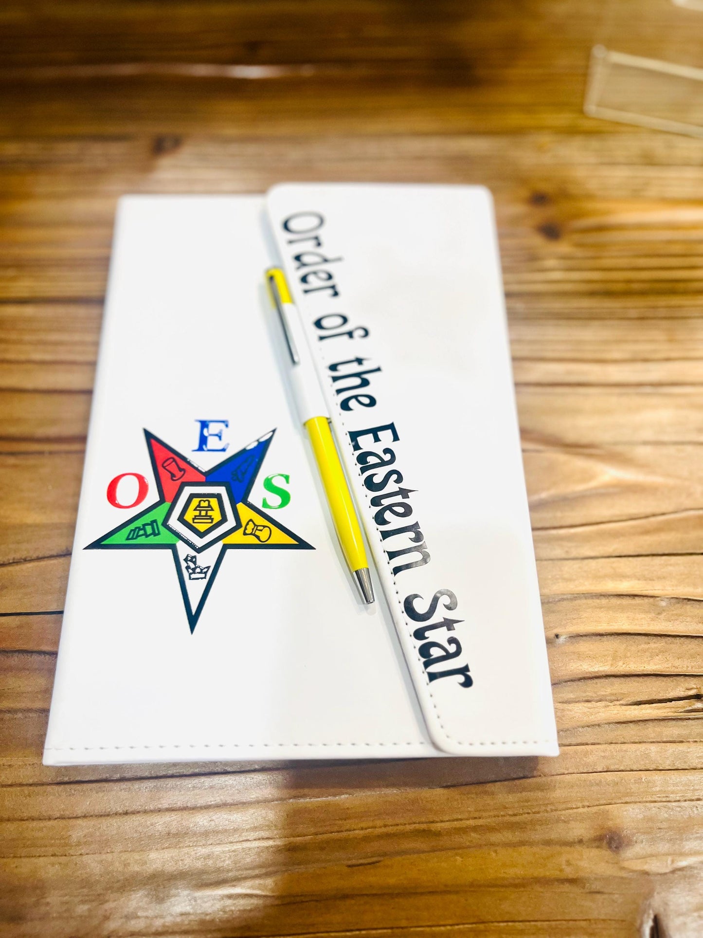Order of the Eastern Star Journal with Pen.