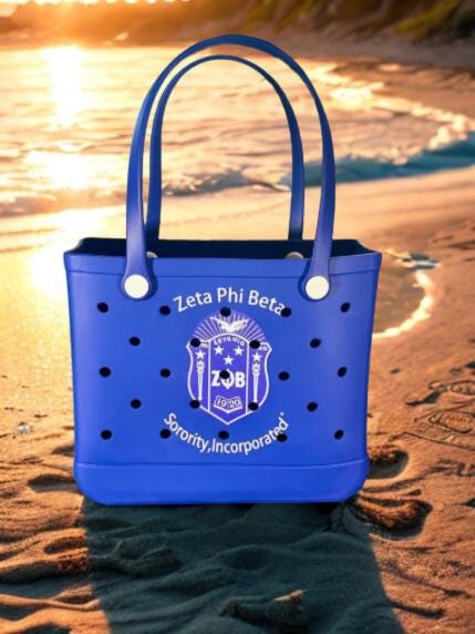 Zeta Phi Beta Shield Carry Beach Shopping Bag