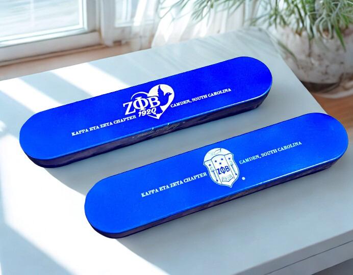 Zeta Phi Beta Engraved Sorority Pen with Case