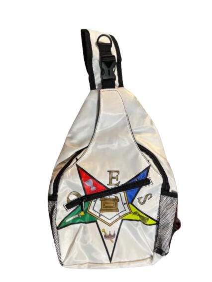 Order of the Eastern Star Crossbody Bag (White)