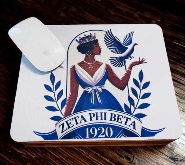 Zeta Phi Beta Queen Mouse Pad