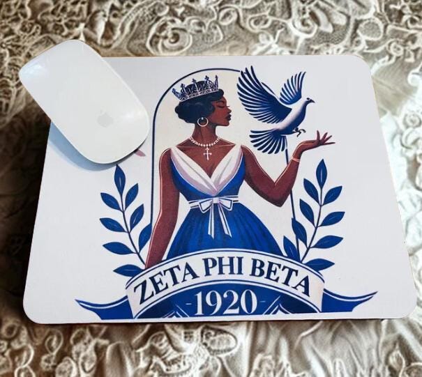 Zeta Phi Beta Queen Mouse Pad