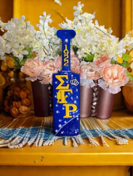 Sigma Gamma Rho Customizable Paddle.