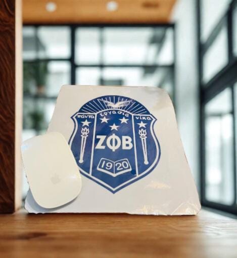 Zeta Phi Beta Shield Mouse Pad.