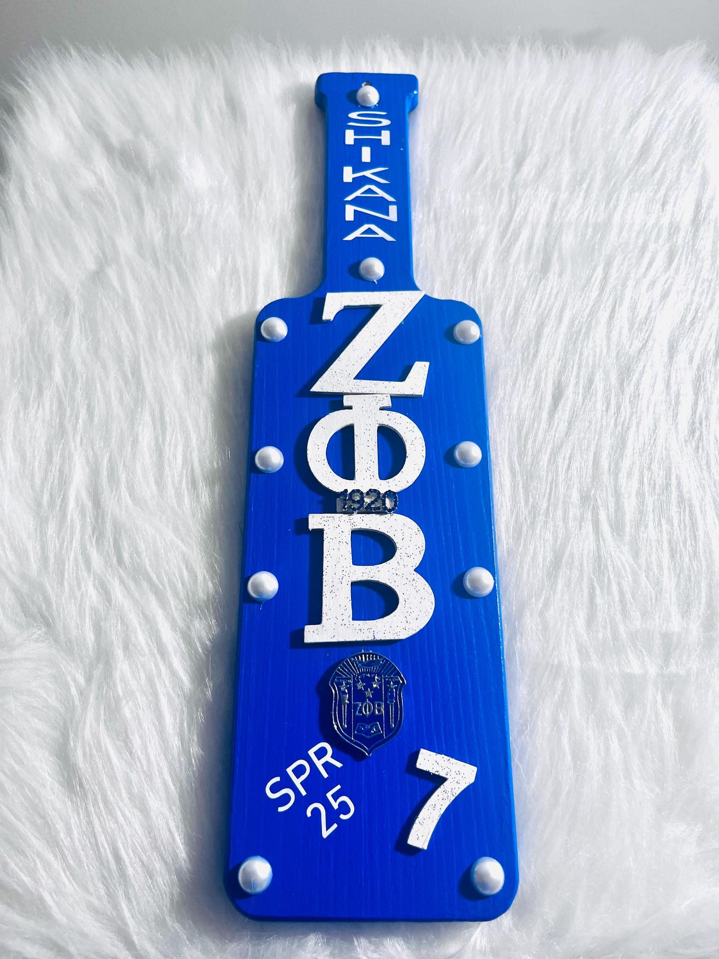 Zeta Phi Beta Custom Paddle