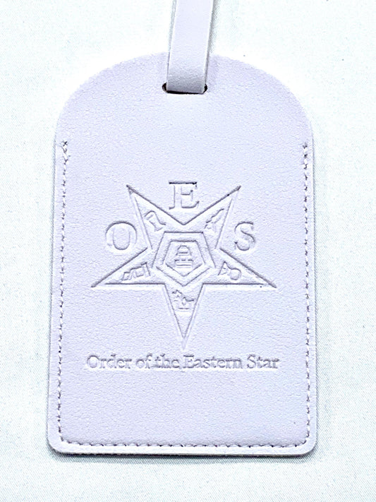Order of the Eastern Star OES Luggage Tag: Suitcase Tag