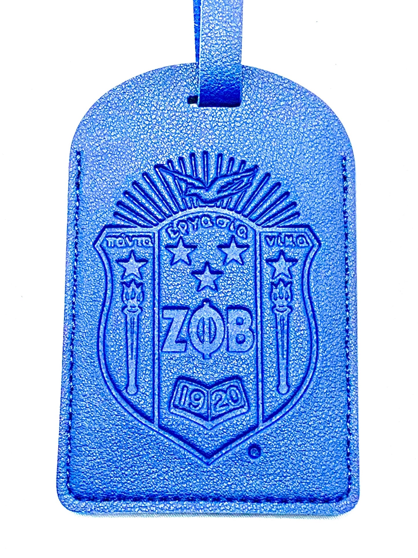 Zeta Phi Beta Luggage Sorority Suitcase Tag