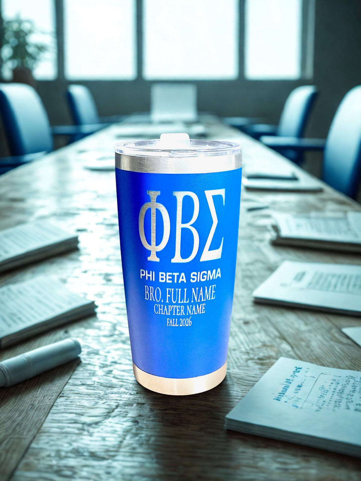 Phi Beta Sigma Letters 20oz. Fraternity Gift