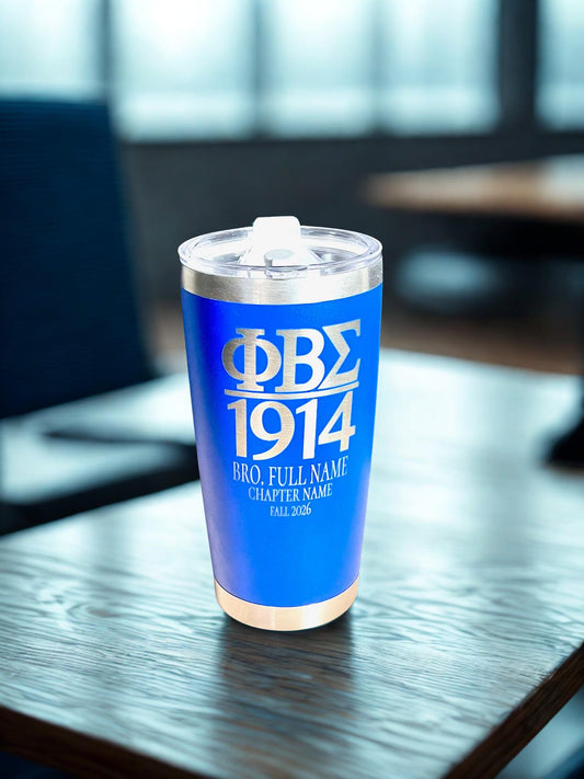 Phi Beta Sigma 1914 20oz. Fraternity Gift