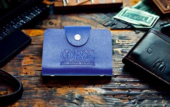 Sigma Phi Beta Credit/Business Card Storage Wallet