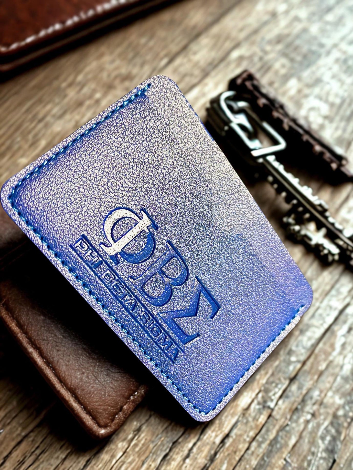Sigma Phi Beta Double Pocket Wallet