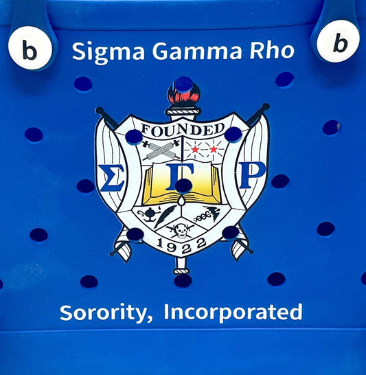 Sigma Gamma Rho Shield Carry Beach Shopping Bag