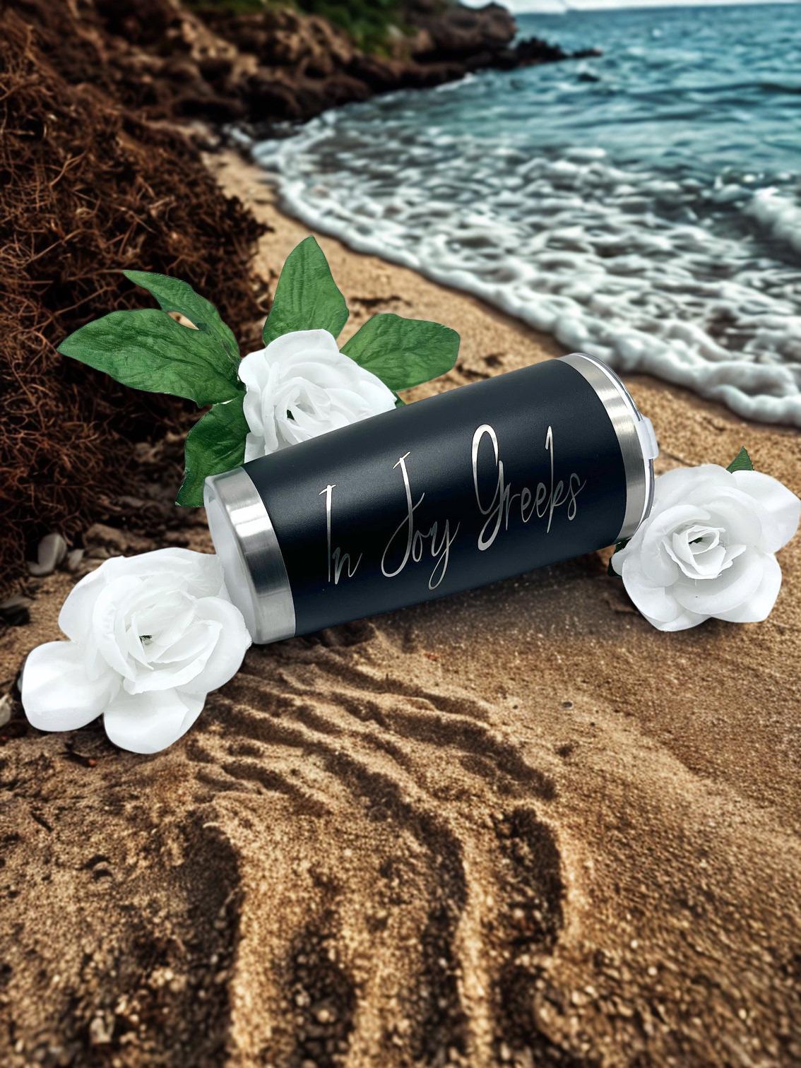 Personalized Name Tumblers, laser engraved custom tumblers, Hot & Cold, Wedding Gifts. Beach Trips, Family Trips, Fun Times