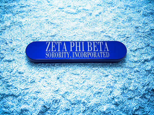 Zeta Phi Beta Engraved Sorority Pen with Case