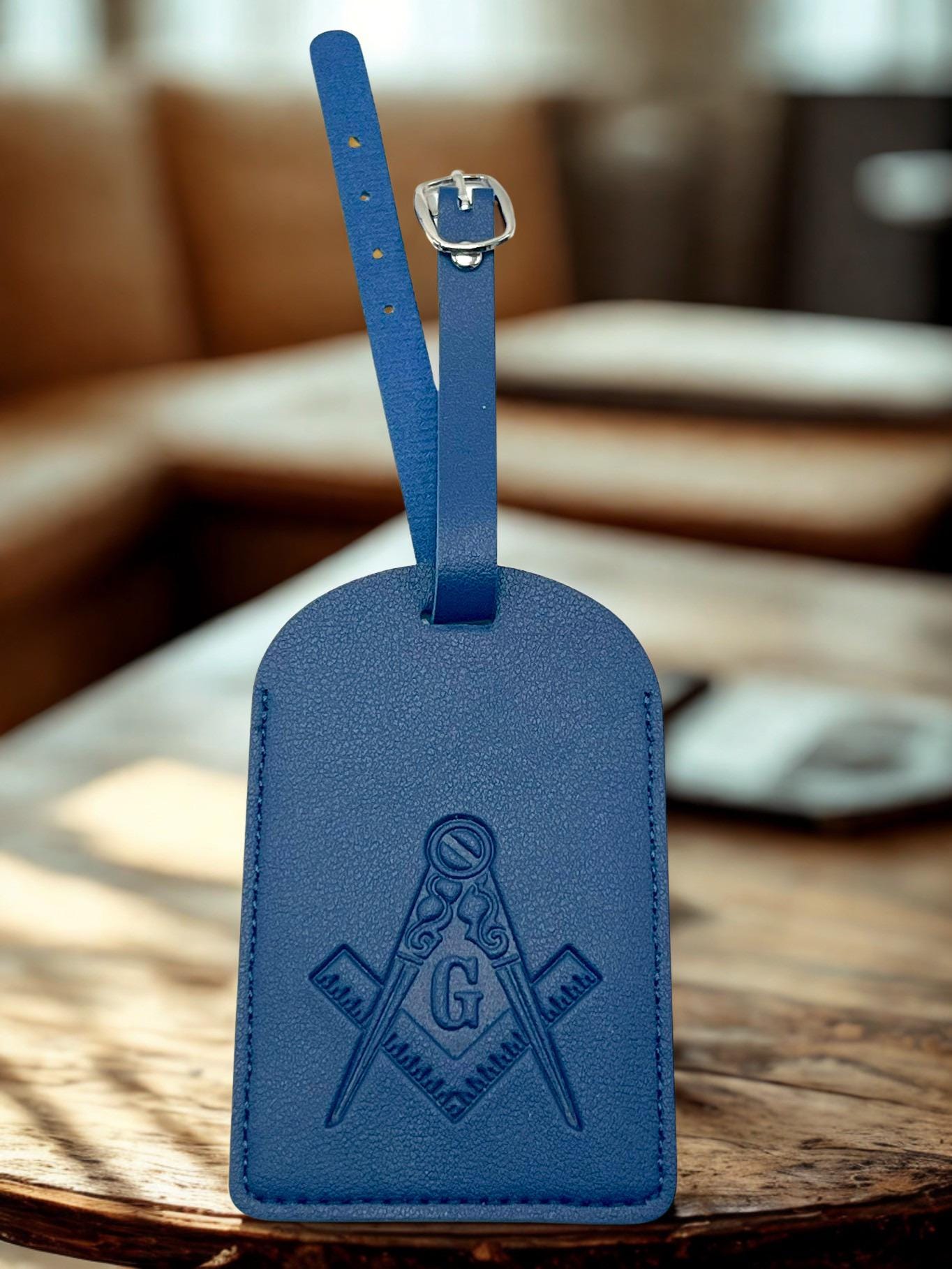 Masonic Luggage Tag: Traveling Bag Tag