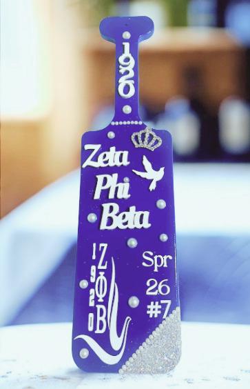 Zeta Phi Beta  15 & 18inch Paddle