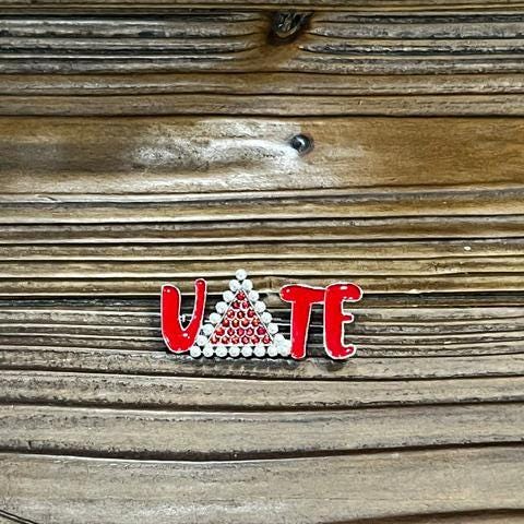 Delta Sigma Theta VOTE Brooch Pen