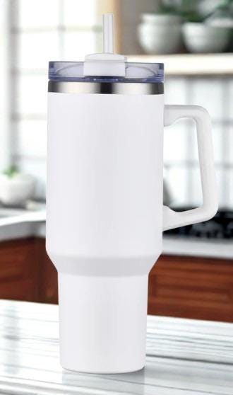 Delta Sigma Theta Custom Laser Engraved Tumbler 40oz Hands Overhead