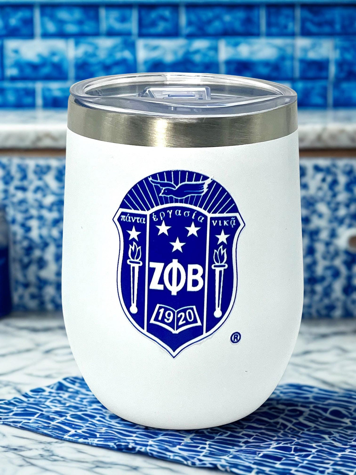 Zeta Phi Beta Shield Spirit Tumbler