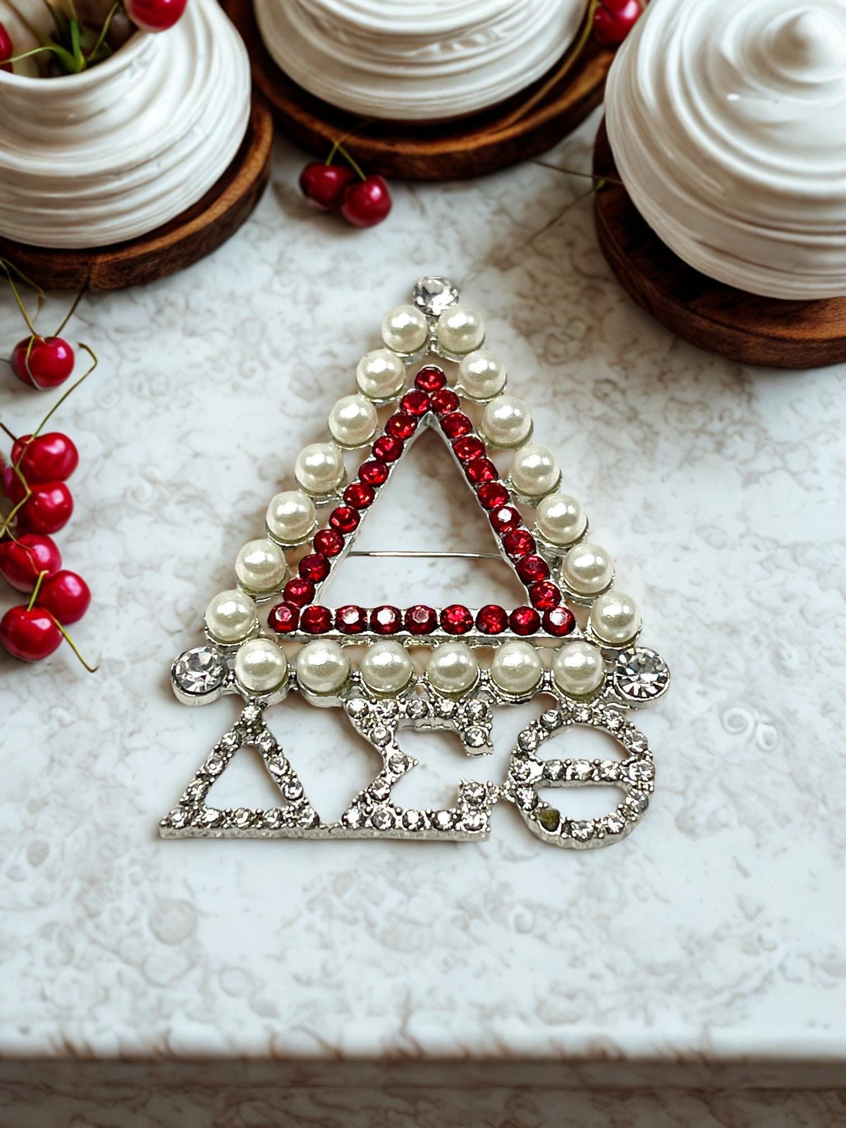 Delta Sigma Theta Delta Letter Brooch Pen