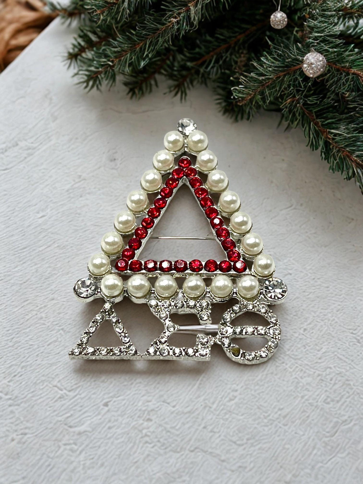 Delta Sigma Theta Delta Letter Brooch Pen