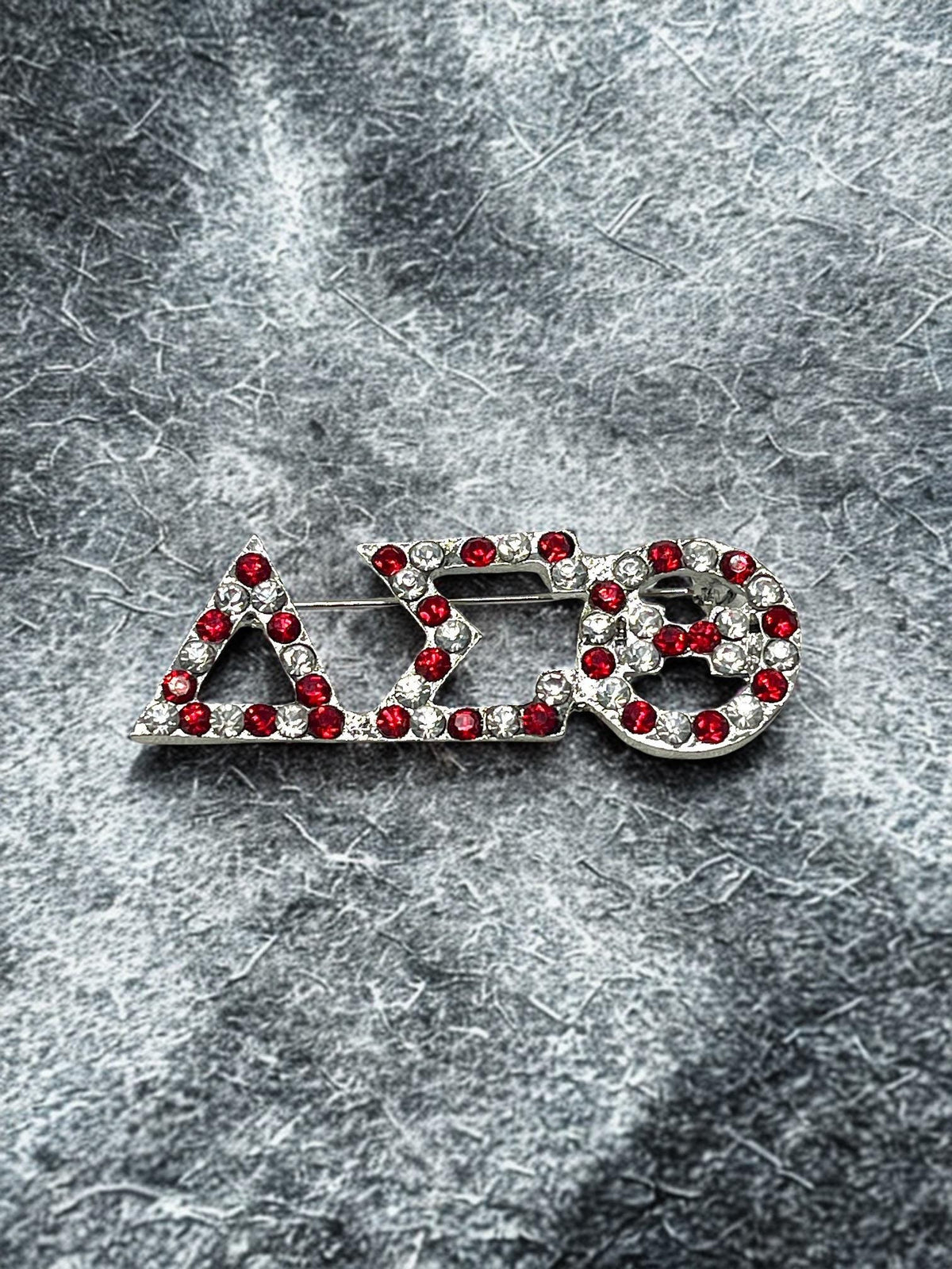 Delta Sigma Theta Letters Brooch Pen