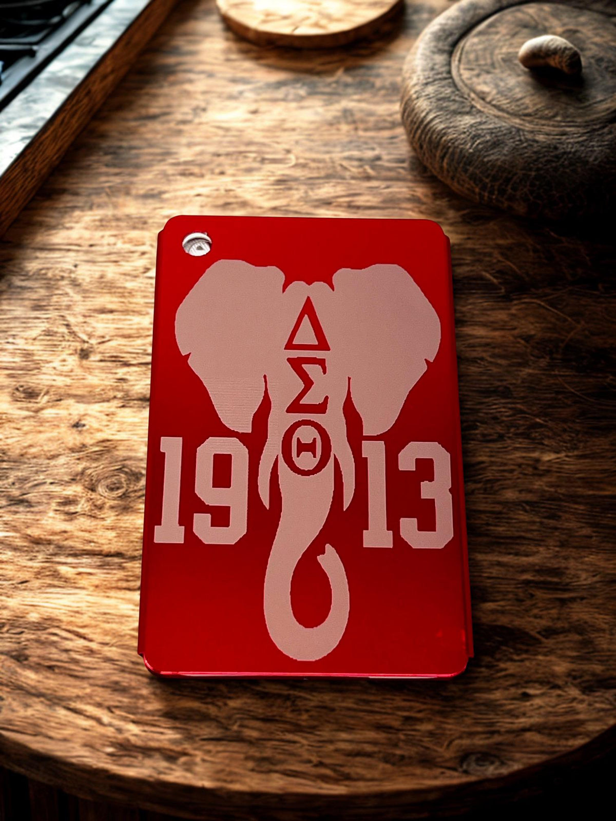 Delta Sigma Theta Metal Luggage Tag Elephant 1913