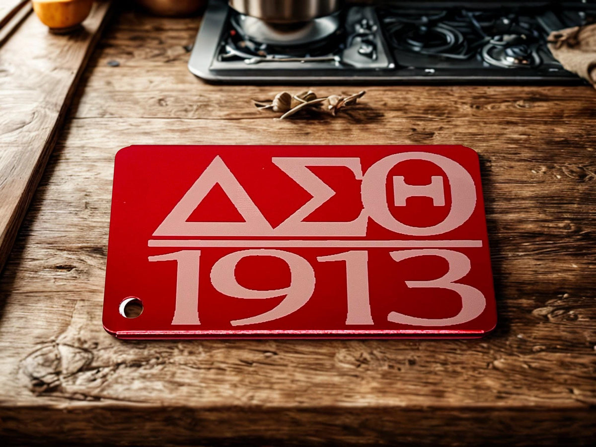 Delta Sigma Theta Metal Luggage Tag Letters 1913
