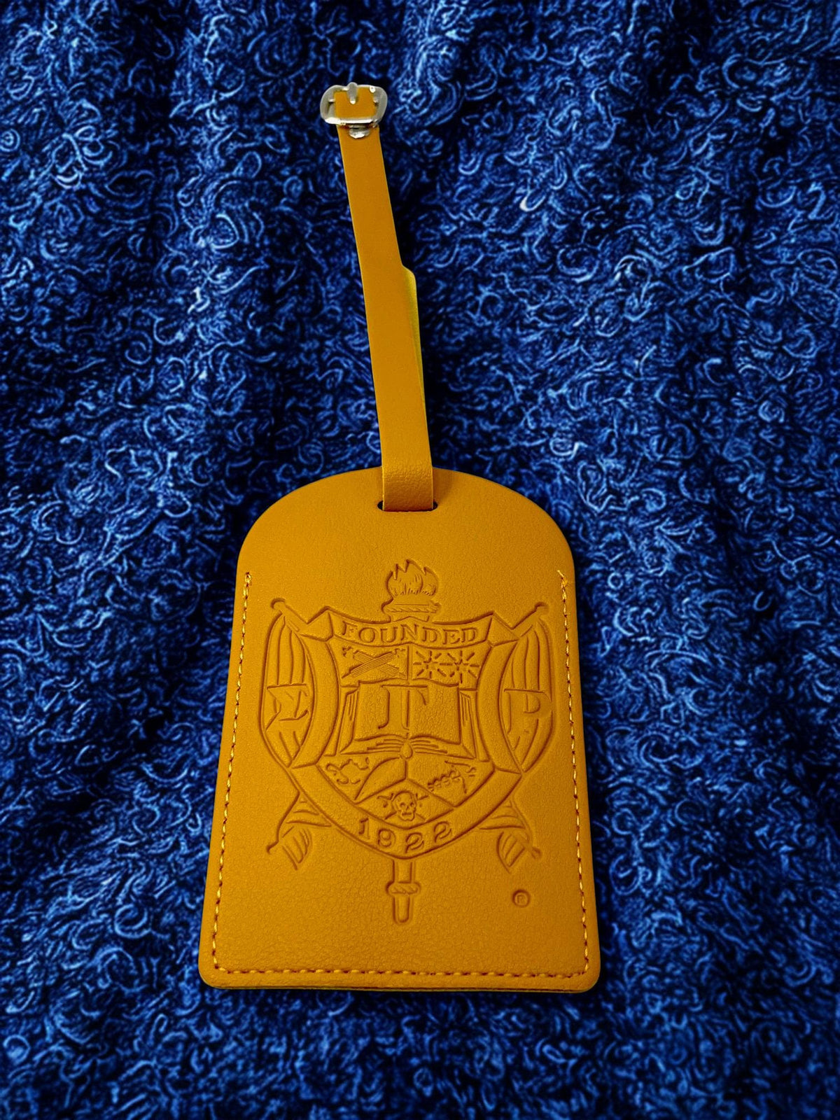 Sigma Gamma Rho Luggage Tag: Personalized Sorority Suitcase Tag Gold