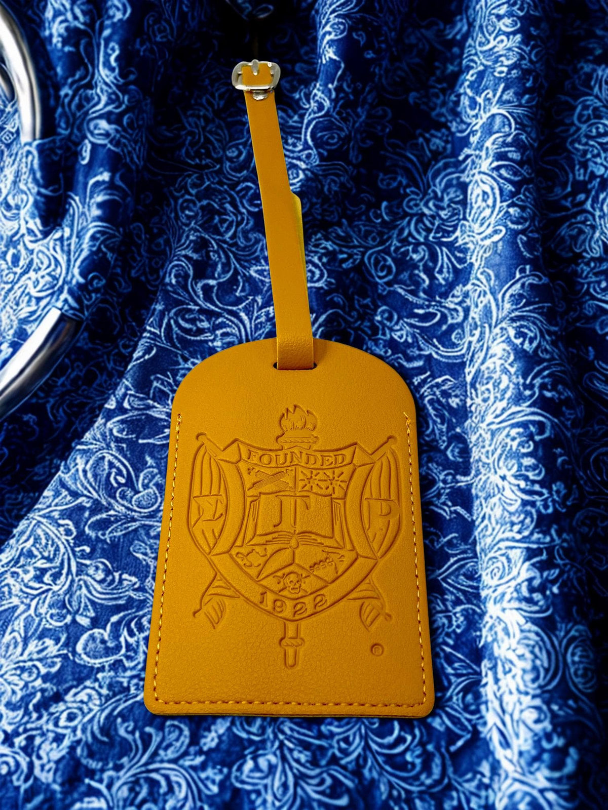 Sigma Gamma Rho Luggage Tag: Personalized Sorority Suitcase Tag Gold