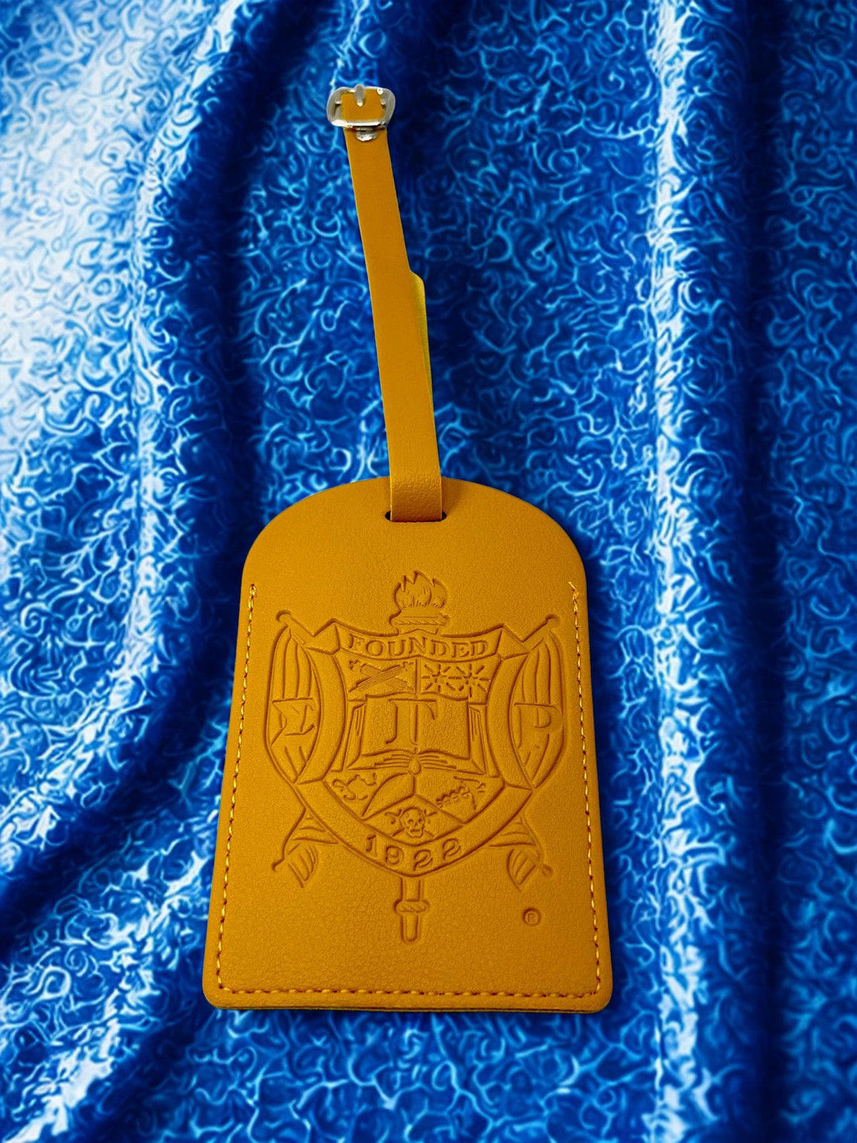 Sigma Gamma Rho Luggage Tag: Personalized Sorority Suitcase Tag Gold