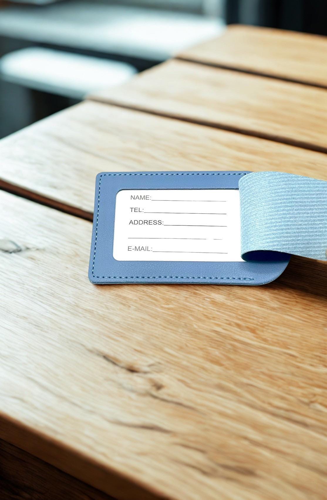 Zeta Amicae Luggage Tag: Personalized Sorority Suitcase Tag