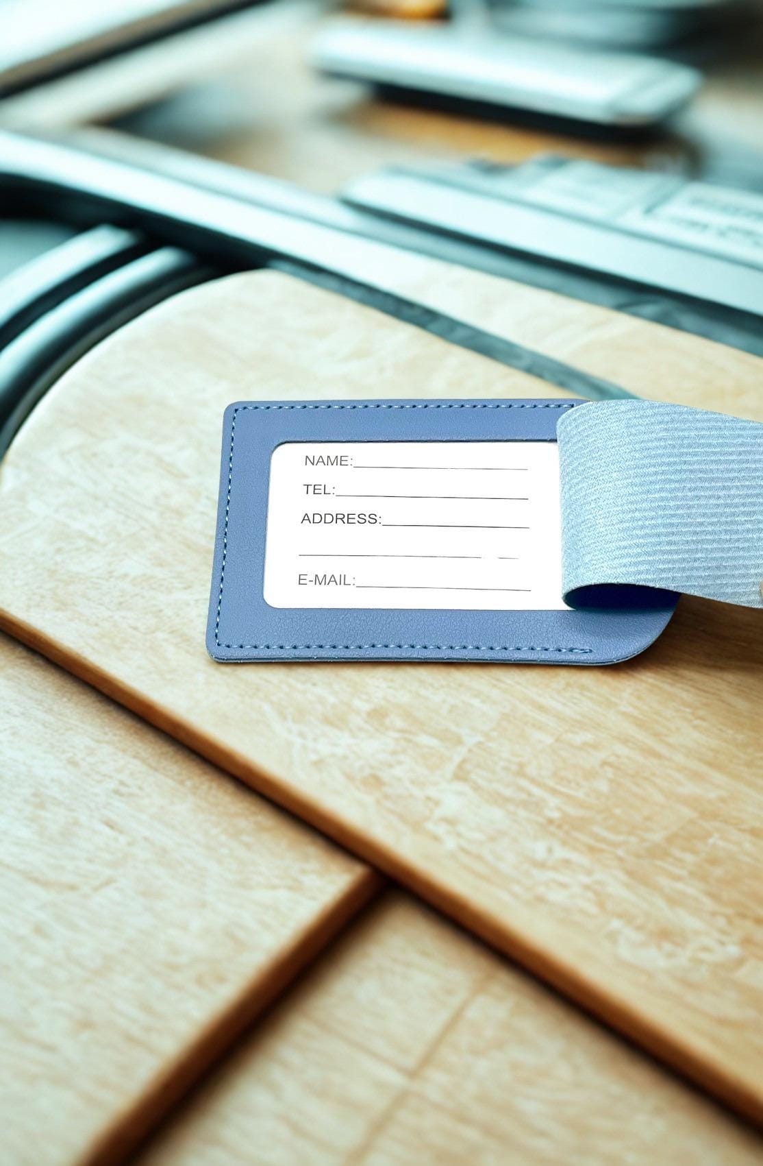 Zeta Amicae Luggage Tag: Personalized Sorority Suitcase Tag
