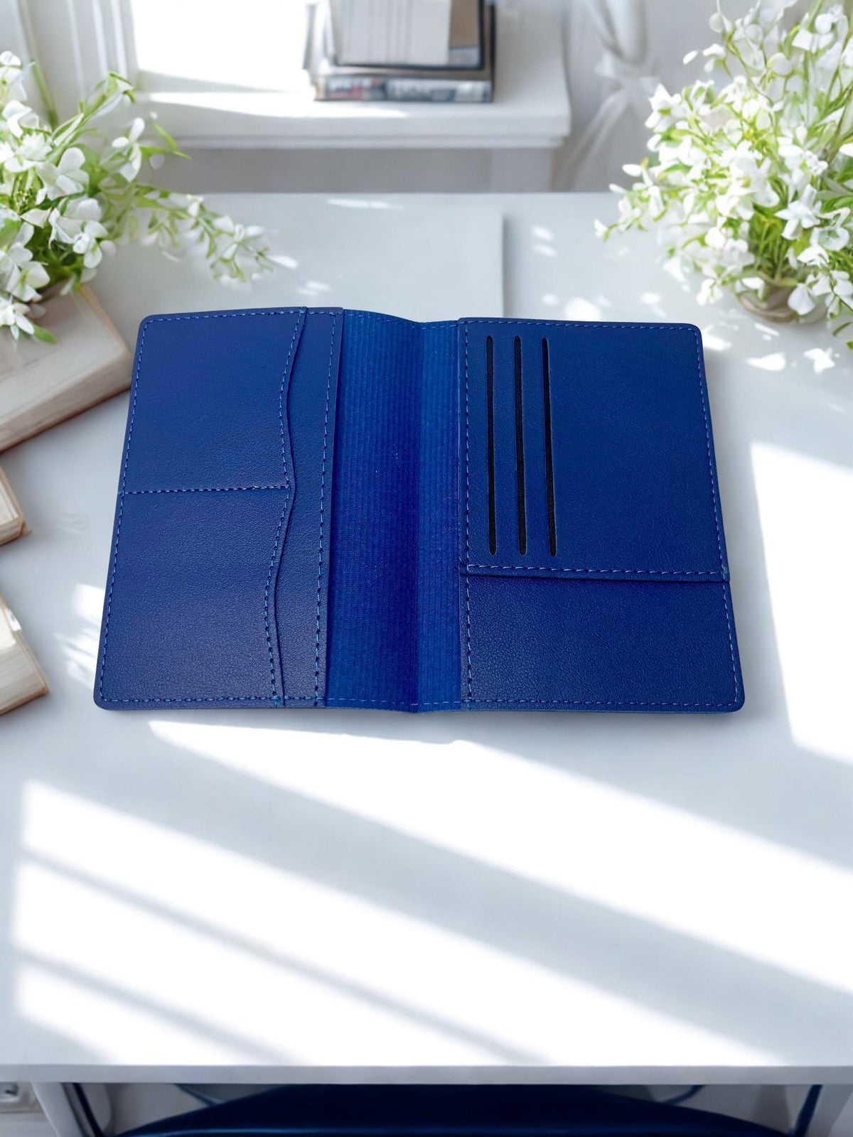Zeta Phi Beta Blue Passport Holder DOVE