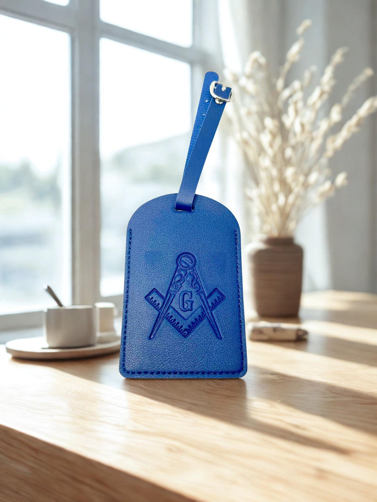 Masonic Blue 3pcs Travel Set, Passport Holder, Luggage Tag & Wallet