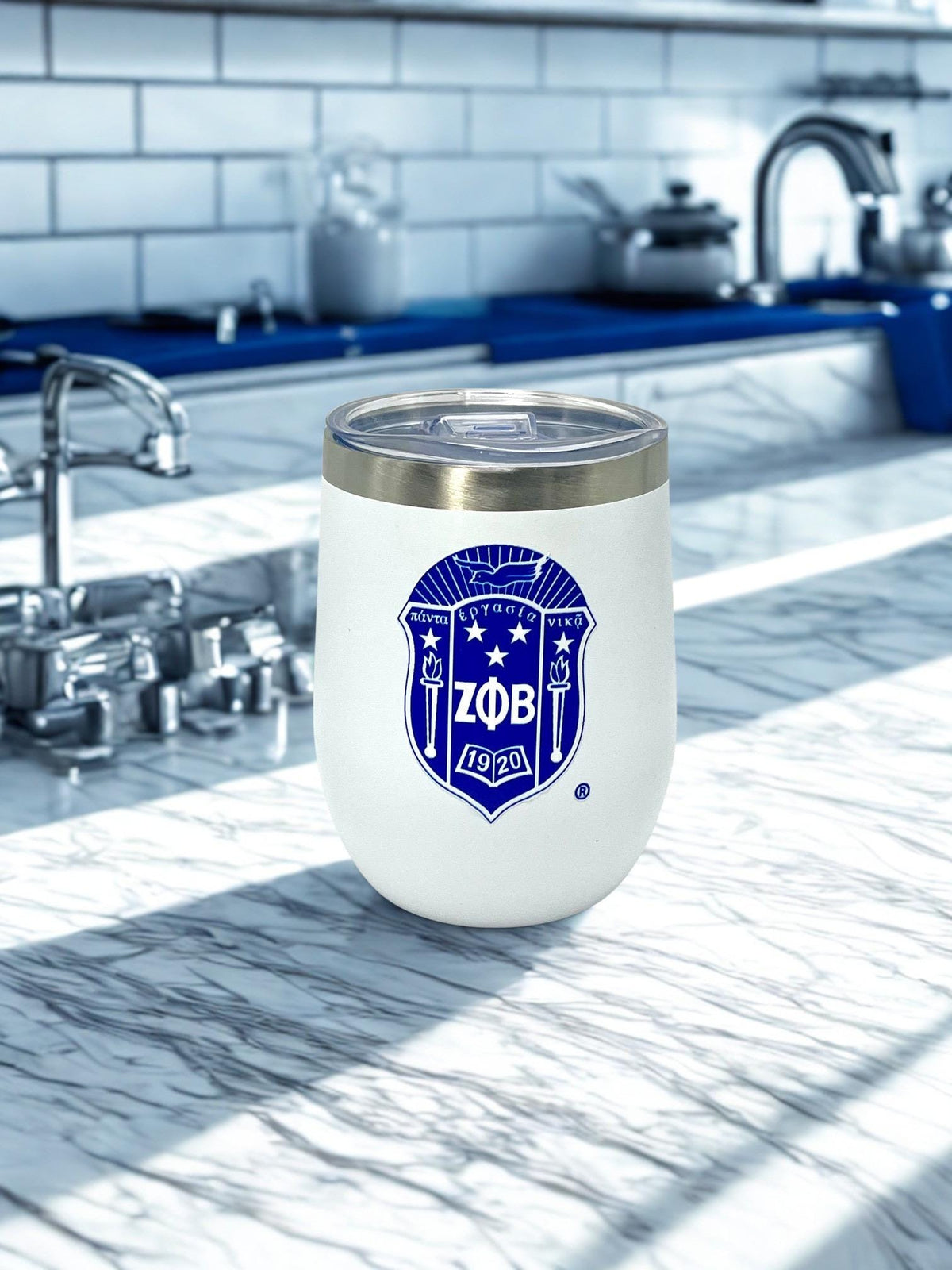Zeta Phi Beta Shield Spirit Tumbler