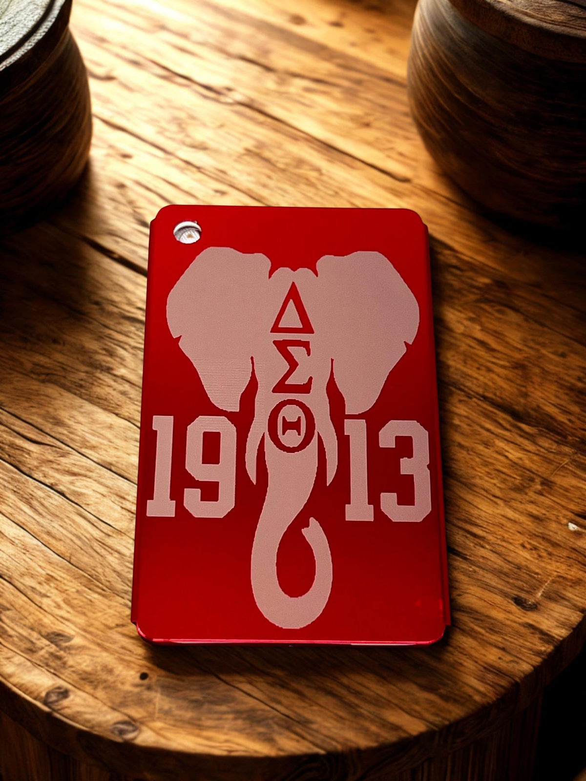 Delta Sigma Theta Metal Luggage Tag Elephant 1913