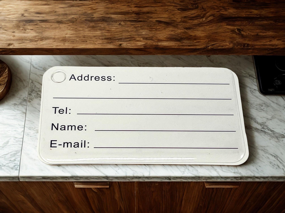 Sigma Gamma Rho Metal Luggage Tag