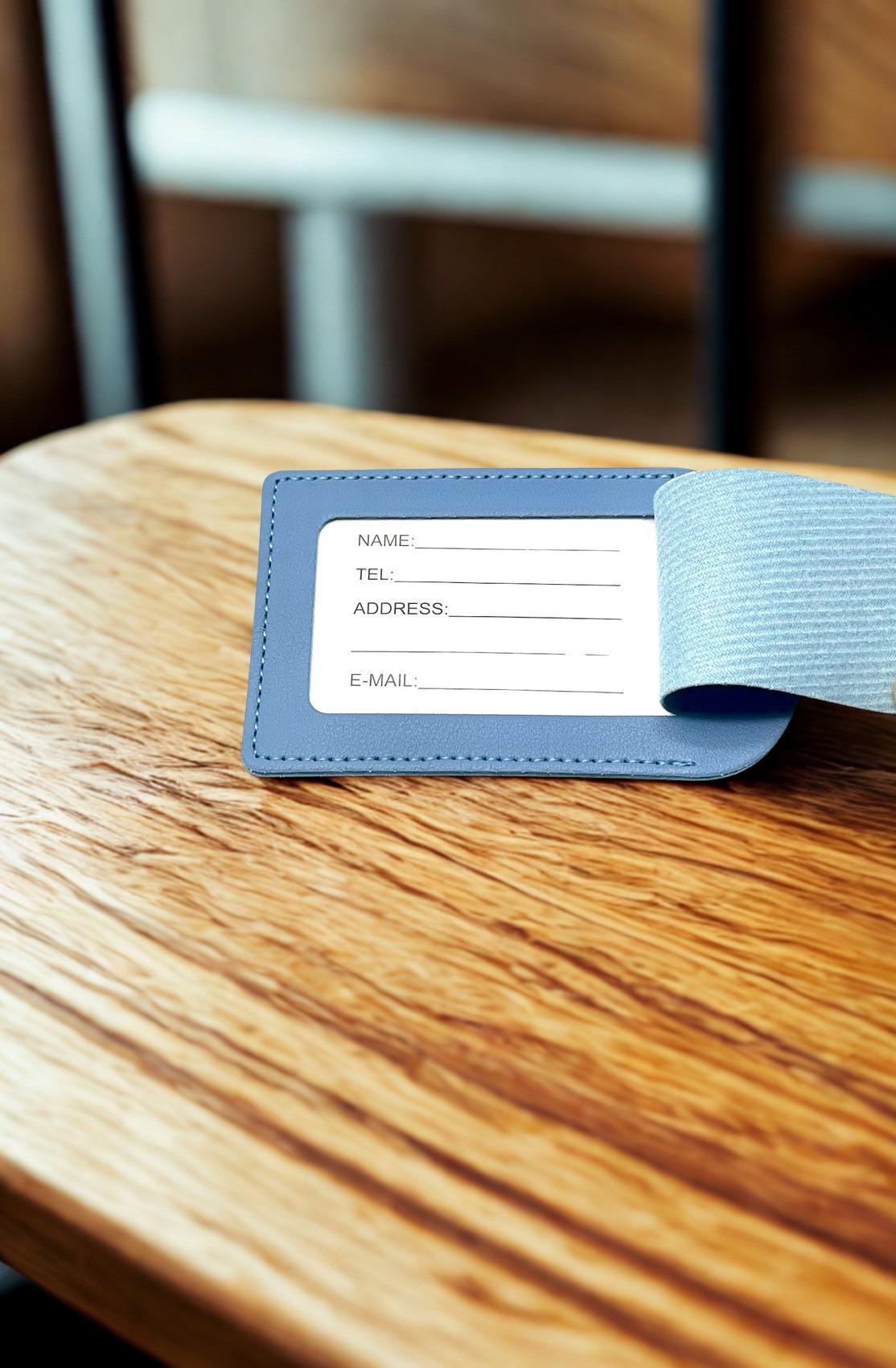 Zeta Amicae Luggage Tag: Personalized Sorority Suitcase Tag