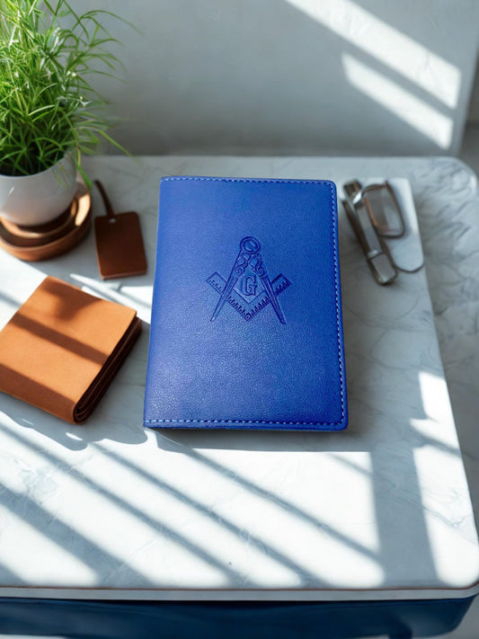 Masonic Blue 3pcs Travel Set, Passport Holder, Luggage Tag & Wallet